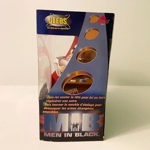 Vintage 1997 Men In Black MIB Jeebs Rotating  Head Action Figure Desk Galoob - Picture 5 of 16